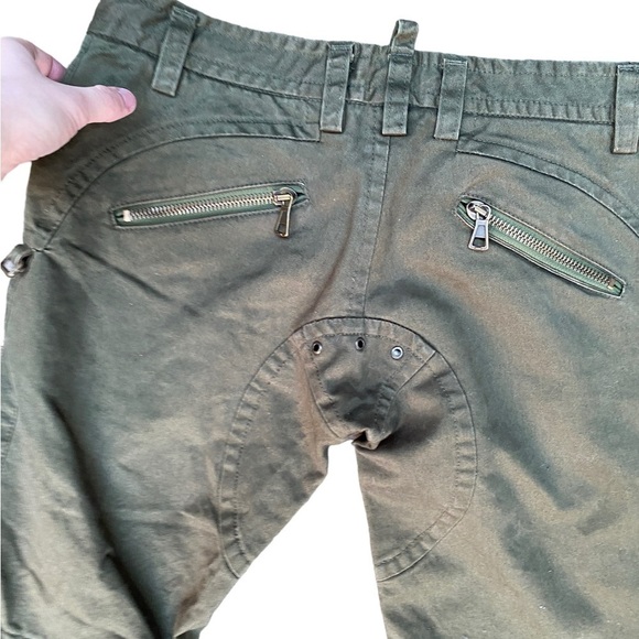 Dsquared Multipocket Cargo Pants Size 50 Green - Picture 5 of 10